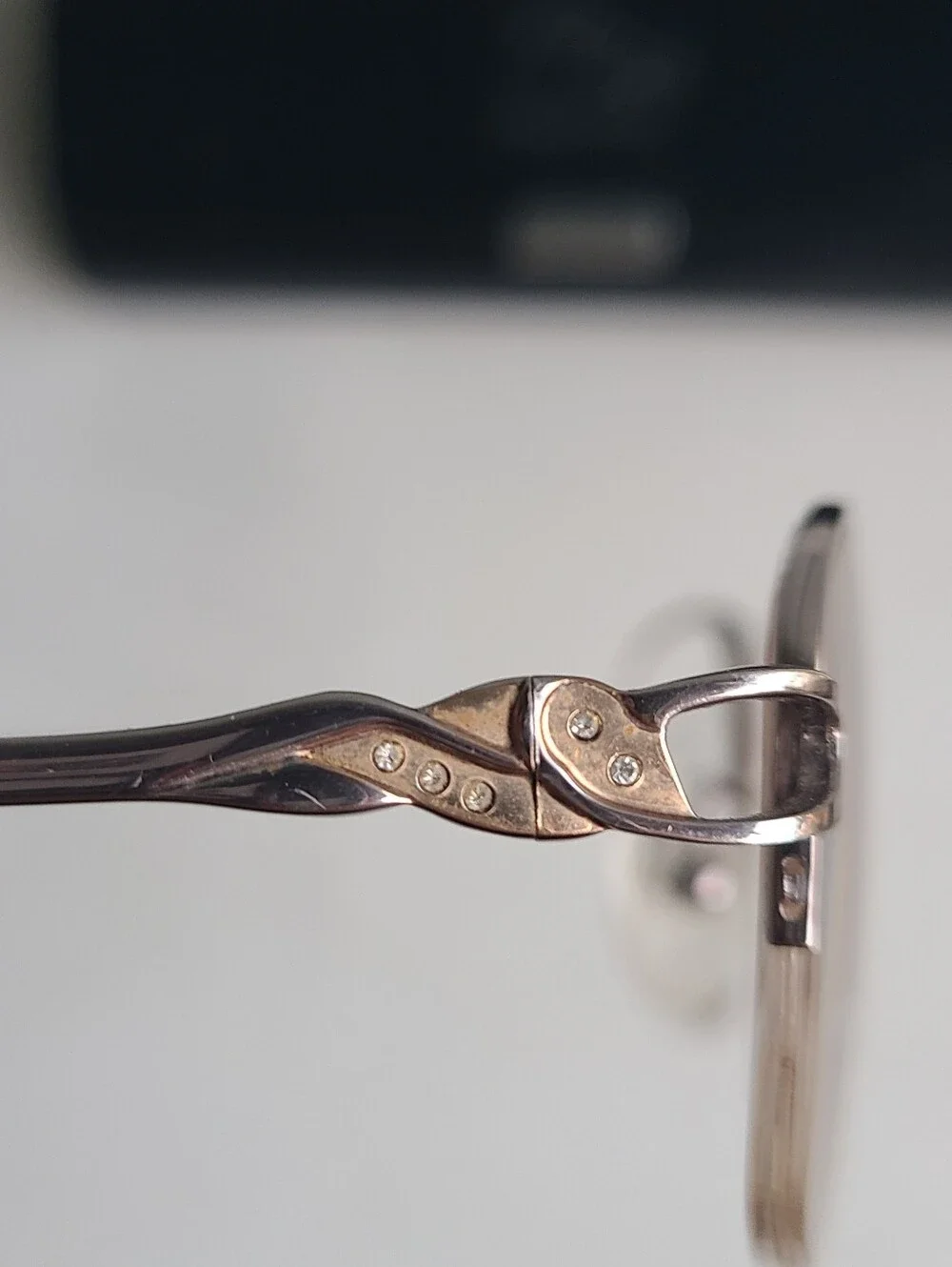 Saks Fifth Avenue Titanium Glasses with Case